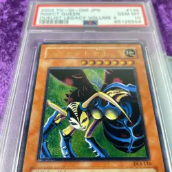 PSA 10 2003 Insect Queen Yu-Gi-Oh Japanese #136 Duelist Legacy Volume 4 Gem Mint - Image 1
