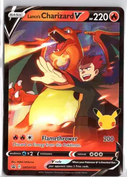 Lance's Charizard V Promo SWSH: Sword & Shield Promo Cards SWSH133 NM - Image 1