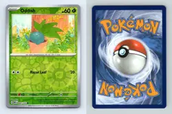 Oddish #43/165 Scarlet & Violet 151 Pokemon 2023 Reverse Holo Common TCG Card - Image 1