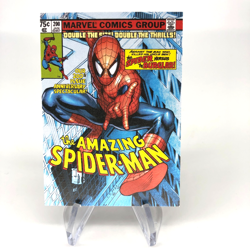 Marvel Card Spider-Man 1 Comic Covers Fleer Upper Deck Renditions [NM] - Image 1