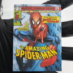 Marvel Card Spider-Man 1 Comic Covers Fleer Upper Deck Renditions [NM] - Image 2