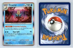 Omastar #139/165 Scarlet & Violet 151 Pokemon 2023 Rare Holo TCG Card - Image 1