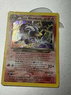 Dark Houndoom 7/105 Neo Destiny Holo Rare Pokemon TCG Card - HP - Image 1