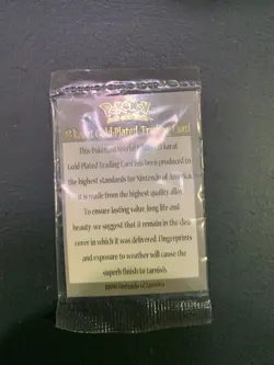 Mewtwo Pokemon 23K Gold Plated Card 1999 Burger King Promo Pokemon - Image 4