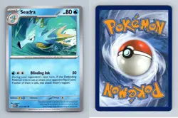Seadra #117 Scarlet & Violet 151 Pokemon 2023 Uncommon TCG Card - Image 1