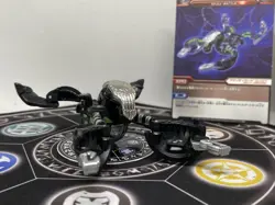 Bakugan Darkus Bone Skuls & Ability Card BakuTech Rare Japan Import Rare - Image 1