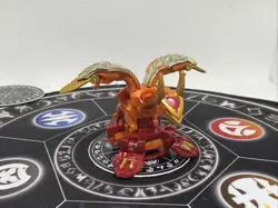 Bakugan BakuTech Pyrus G-Ganorada & Card Japan Import MG Rare - Image 1