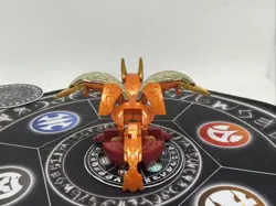 Bakugan BakuTech Pyrus G-Ganorada & Card Japan Import MG Rare - Image 3