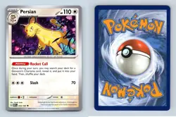 Persian #53 Scarlet & Violet 151 Pokemon 2023 Uncommon TCG Card - Image 1