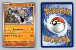 Onix #95 Scarlet & Violet 151 Pokemon 2023 Uncommon TCG Card - Image 1