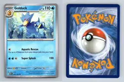 Golduck #55 Scarlet & Violet 151 Pokemon 2023 Uncommon TCG Card - Image 1