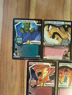 DBZ Cards Lot of 5 BUU SAGA LIMITED Non Foil Rare Dragon Ball Z Style Mastery - Image 3