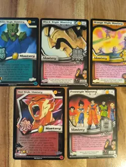 DBZ Cards Lot of 5 BUU SAGA LIMITED Non Foil Rare Dragon Ball Z Style Mastery - Image 4