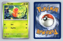 Weedle #13 Scarlet & Violet 151 Pokemon 2023 Common TCG Card - Image 1