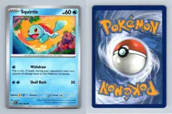 Squirtle #7 Scarlet & Violet 151 Pokemon 2023 Common TCG Card - Image 1