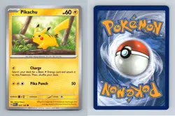 Pikachu #25 Scarlet & Violet 151 Pokemon 2023 Common TCG Card - Image 1