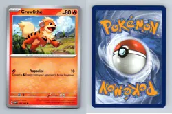 Growlithe #58 Scarlet & Violet 151 Pokemon 2023 Common TCG Card - Image 1
