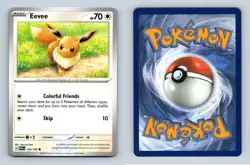 Eevee #133 Scarlet & Violet 151 Pokemon 2023 Common TCG Card - Image 1