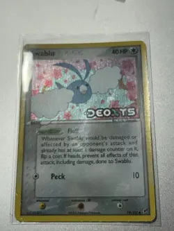 Swablu - 79/107 - Pokemon Ex Deoxys Stamped Reverse Holo Card - MP - Image 1