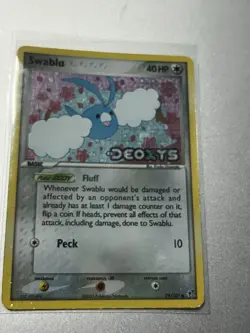 Swablu - 79/107 - Pokemon Ex Deoxys Stamped Reverse Holo Card - MP - Image 2