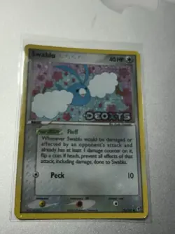 Swablu - 79/107 - Pokemon Ex Deoxys Stamped Reverse Holo Card - MP - Image 3