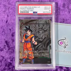 PSA 10 2024 Goku E1-01 Alternate Art Dragon Ball Super Card Game Energy Marker - Image 2
