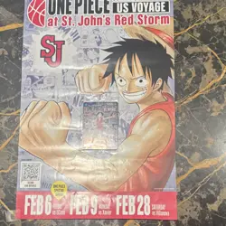 Bandai Namco One Piece Card Game US Voyage Monkey D. Luffy Promo Card + poster🔥 - Image 1