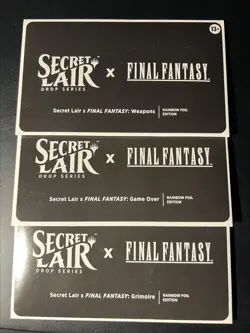 Magic: Secret Lair x FINAL FANTASY: Complete Rainbow FOIL Set English - Image 1