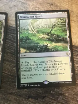 Windswept Heath #248 MP+ Khans of Tarkir KTK Magic MTG X3 - Image 3