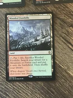 MTG | Khans of Takir | Wooded Foothills | Regular X3 MP-/HP - Image 2