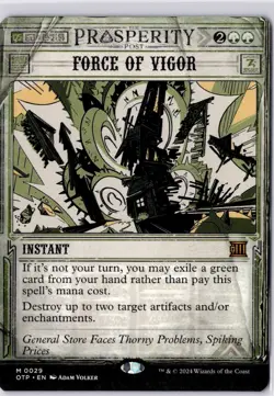 Force of Vigor Outlaws of Thunder Junction: Breaking News Regular NM M 0029 - Image 1