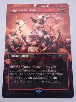 Aggravated Assault (1983) (Rainbow Foil) Secret Lair Drop Foil - Image 1