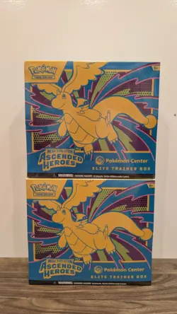 Pokemon TCG: Ascended Heroes Pokemon Center Elite Trainer Box (Lot Of 2) - Image 1