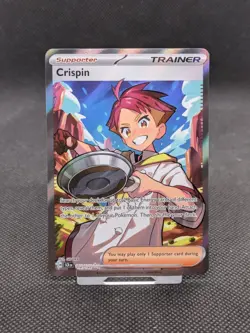 Pokemon Crispin 164/142 Stellar Crown Full Art Trainer NM/M - Image 1