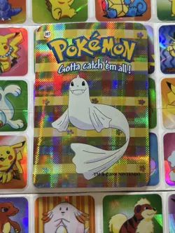 Pokemon 151 Vintage Pocket Monsters Vending HOLO Prism Sticker 2000 Nintendo - Image 3