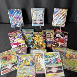 Pokemon Ultra Rare Card x2 + Booster Pack - Amazing Gift - Free Postage - Image 1