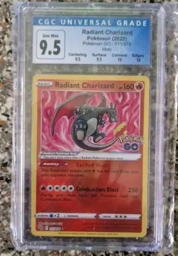 Radiant Charizard 011/078 Pokemon GO Holo - Image 1