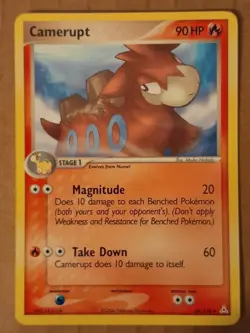 Pokemon Camerupt 36/110 ex Holon Phantoms NM-MT See Pictures - Image 1