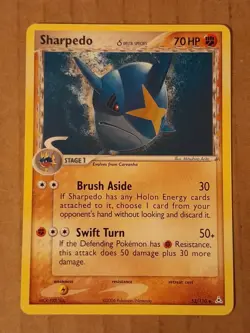 Pokemon Sharpedo 53/110 ex Holon Phantoms NM-MT See Pictures - Image 1