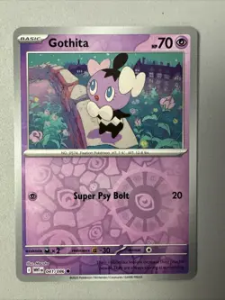 Pokemon TCG * SV White Flare 041/086 Gothita Common REVERSE HOLO * FRESH PK - Image 1