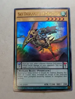 Yugioh Sky Dragoons of Draconia CORE-ENSP1 1st Edition Ultra Rare - Image 1