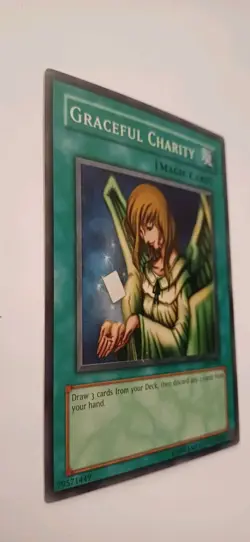 Yugioh - Graceful Charity - SDP-040 - Super Rare Unlimited Near Mint! - Image 2