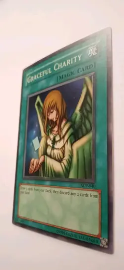 Yugioh - Graceful Charity - SDP-040 - Super Rare Unlimited Near Mint! - Image 3