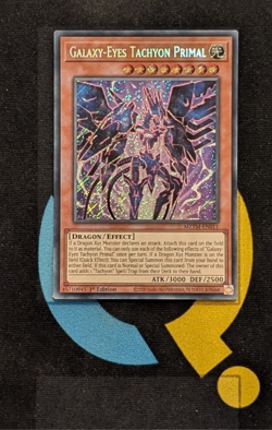 MZTM-EN011 Galaxy-Eyes Tachyon Primal Secret Rare 1st Edition YuGiOh - Image 1