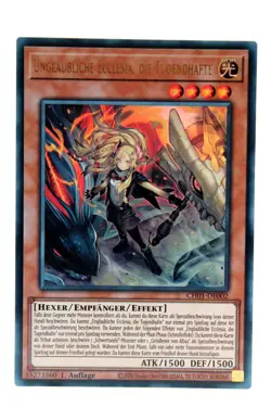 YuGiOh! CH01 - DE002 Unglaubliche Ecclesia, die Tugendhafte - Ultra Rare deutsch - Image 1