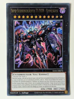 Super-Sternenschlachter TY-PHON-Himmelskrise RA04-DE072 Ultra Rare DE NM YUGIOH - Image 1