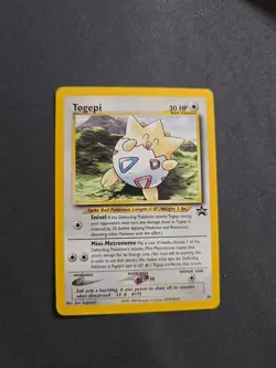 Togepi Black Star Promo Vintage Card Near Mint/Lp Condition #30 - Image 1