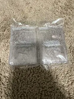 Yu-Gi-Oh Official Magnetic Card Case Factory Sealed TCG game Storage x2 Konami - Image 1