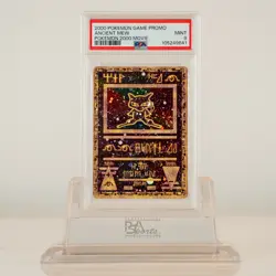 2000 Pokemon Ancient Mew PSA 9 MINT Pokemon Movie Game Promo Double Holo Card - Image 1