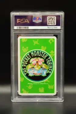 Zapdos 4 of Diamonds Playing Card 1996 Pokemon #145 Green Back PSA 10 - Image 2